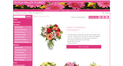Desktop Screenshot of dutchvalleyfloristhampton.com